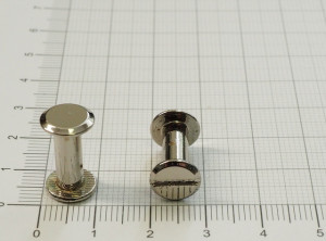 Кобурной винт 11х14 мм. Никель