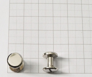 Кобурной винт 10х8 мм. Никель