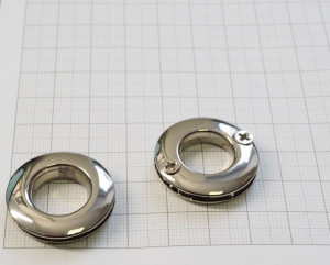 Люверс 15х28 мм. Никель